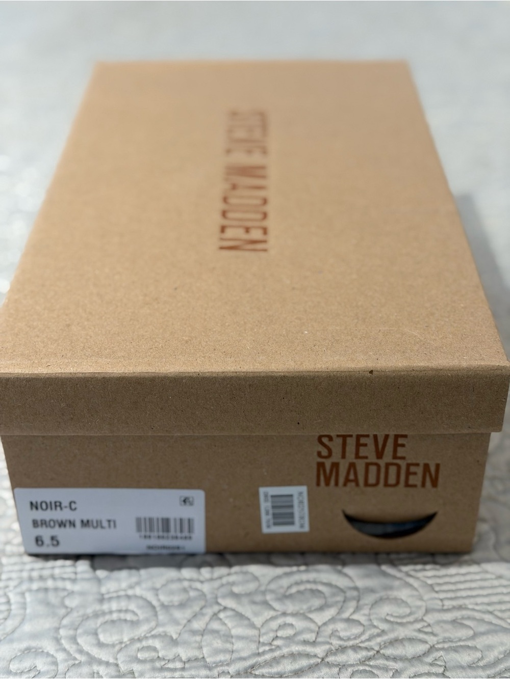 Steve Madden Brown and White Cowhide Pointed-Toe Pumps Sz 6.5 - Picture 8 of 10